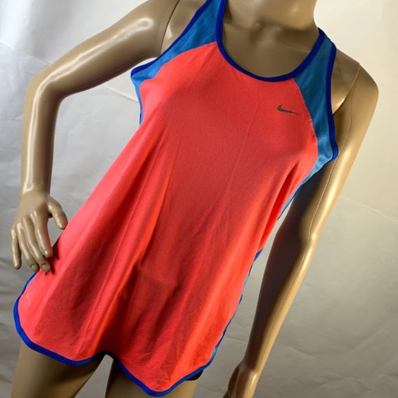 Nike Dri Fit Tank Top Athletic Mesh Shirt Active - Picture 2 of 11